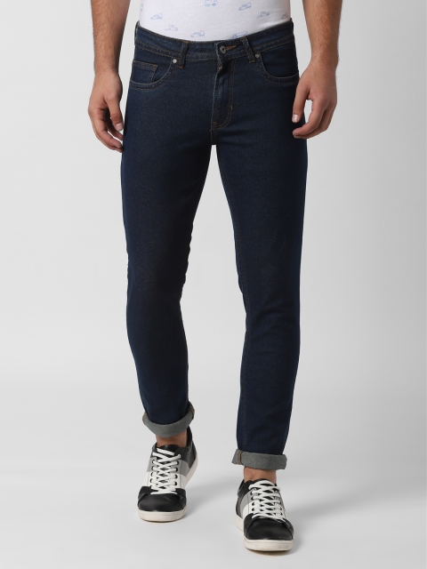 

Peter England Casuals Men Blue Slim Fit Mid-Rise Clean Look Stretchable Jeans