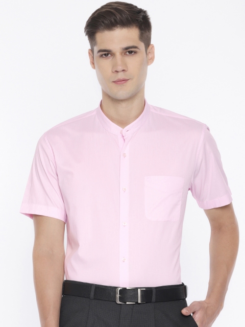 

Peter England Men Pink Slim Fit Solid Formal Shirt