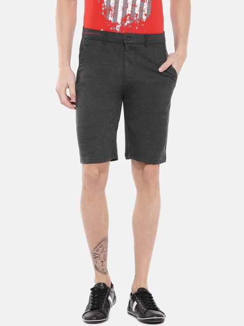 

Sweet Dreams Men Charcoal Grey Solid Regular Shorts
