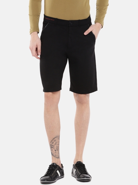 

Sweet Dreams Men Black Solid Regular Shorts