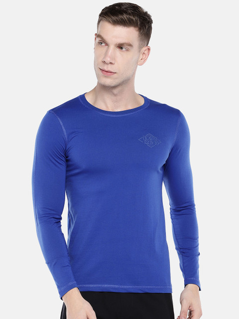

Sweet Dreams Men Blue Solid Round Neck T-shirt