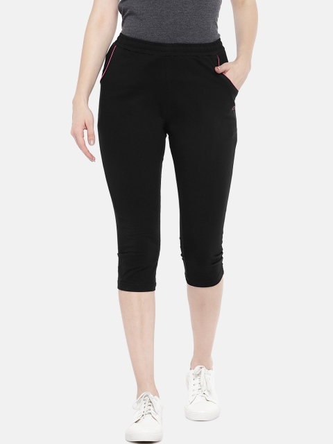

Sweet Dreams Women Black Solid Slim Fit Capris
