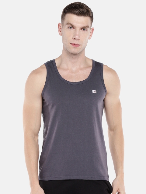 

Sweet Dreams Men Grey Solid Lounge T-shirt