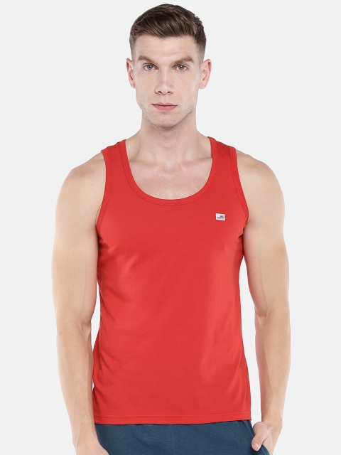 

Sweet Dreams Men Red Solid Lounge T-shirt