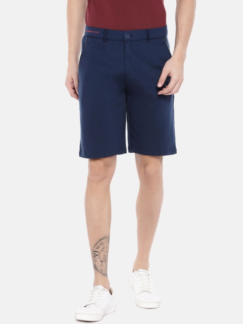 

Sweet Dreams Men Navy Blue Solid Regular Fit Regular Shorts