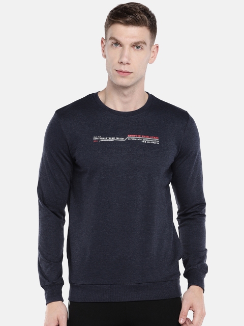 

Sweet Dreams Men Navy Blue Solid Round Neck T-shirt