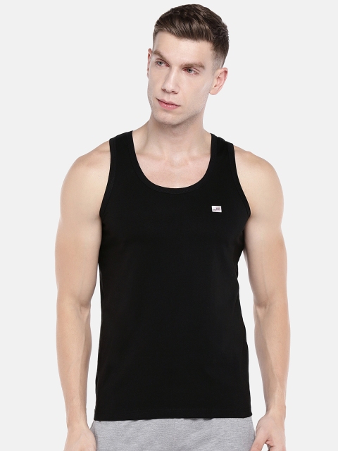 

Sweet Dreams Men Black Solid Lounge T-shirt