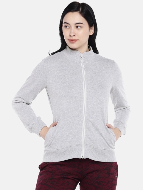 

Sweet Dreams Women Grey Melange Solid Jacket