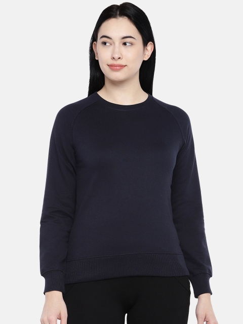 

Sweet Dreams Women Navy Blue Solid Sweatshirt