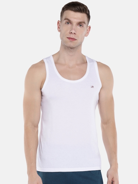 

Sweet Dreams Men White Solid Lounge T-shirt