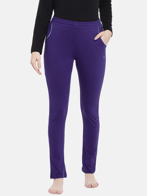 

Sweet Dreams Women Navy Blue Solid Lounge Pants