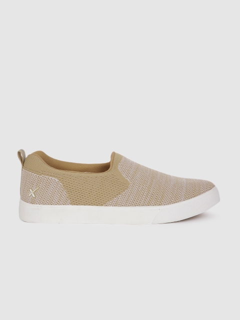 

HRX by Hrithik Roshan Men Beige Slip-On Sneakers