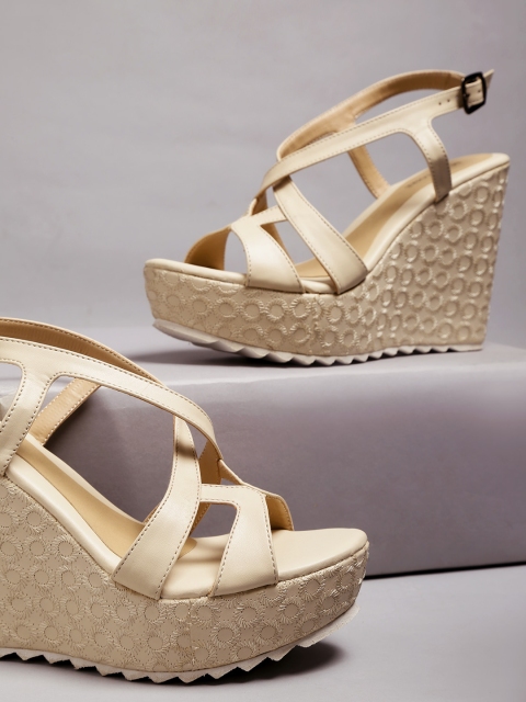

Marc Loire Women Beige Solid Wedges
