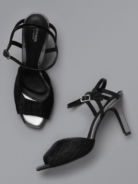

Anouk Women Black Textured Slim Heels