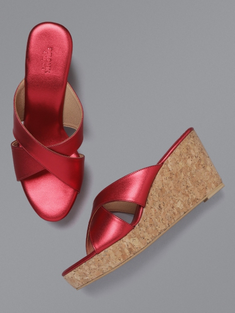 

Anouk Women Red Solid Wedges