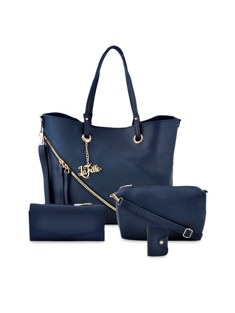 

LaFille Women Navy Blue Solid Shoulder Bag