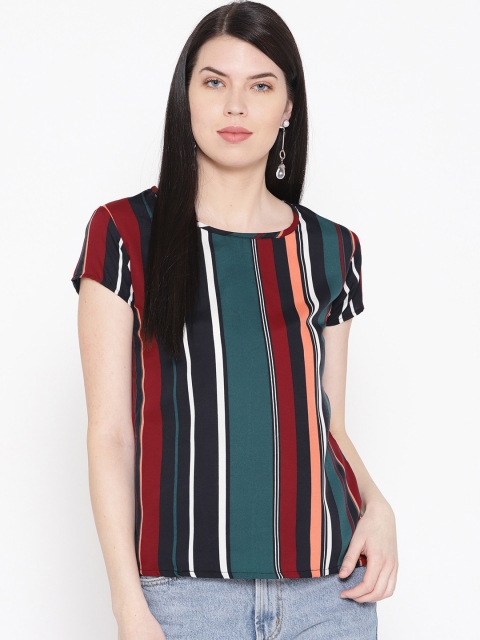 

ANTS Women Multicoloured Striped Top, Multi