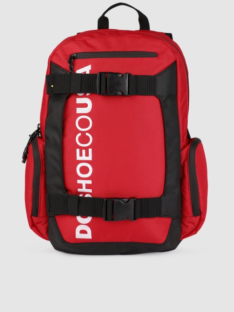 

DC Men Red Brand Logo Backpack