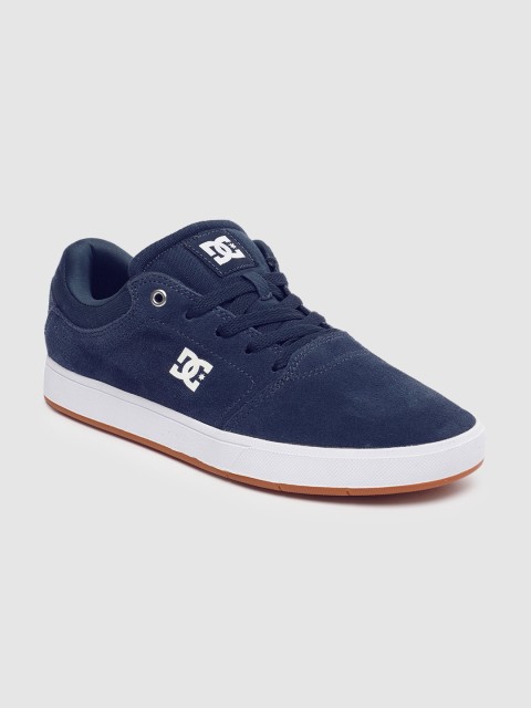 

DC Men Navy Blue Solid Sneakers