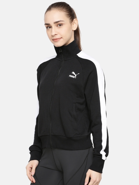 

Puma Women Black Classics T7 Track Sweatshirt