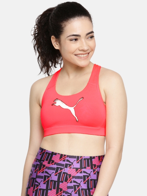 

Puma Pink 4Keeps Print Underwired Non Padded Sports Bra 51699635
