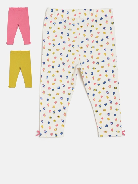 

MINI KLUB Girls Pack of 3 Leggings, Multi