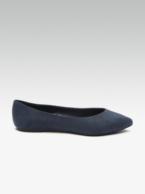 

DOROTHY PERKINS Women Navy Blue Solid Ballerinas