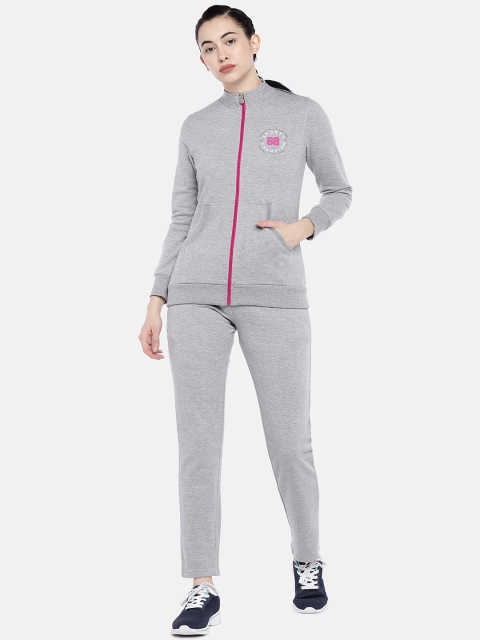 

Sweet Dreams Women Grey Solid Tracksuit, Grey melange