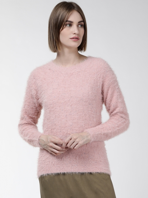 

Fort Collins Women Pink Speckled Fuzzy Sweater