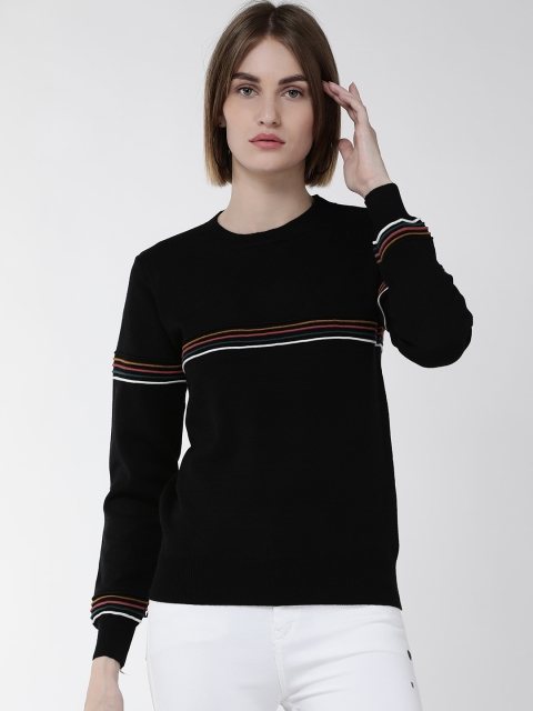 

Fort Collins Women Black Solid Sweater