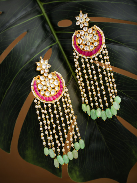 

justpeachy Multicoloured Contemporary Drop Earrings, Multi