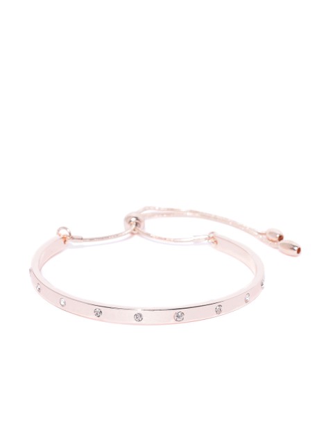

Forever New Rose Gold-Toned Stone-Studded Bracelet