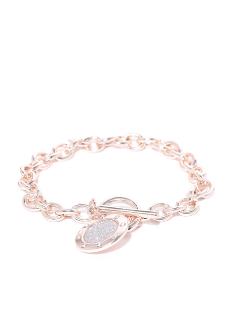 

Forever New Rose Gold-Toned Link Bracelet
