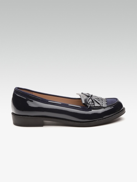 

DOROTHY PERKINS Women Navy Blue Solid Wide Fit Boat Shoes