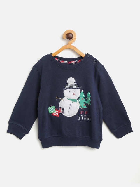 

Nauti Nati Girls Navy Blue Applique Sweatshirt