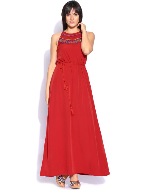 

Tokyo Talkies Red Maxi Dress