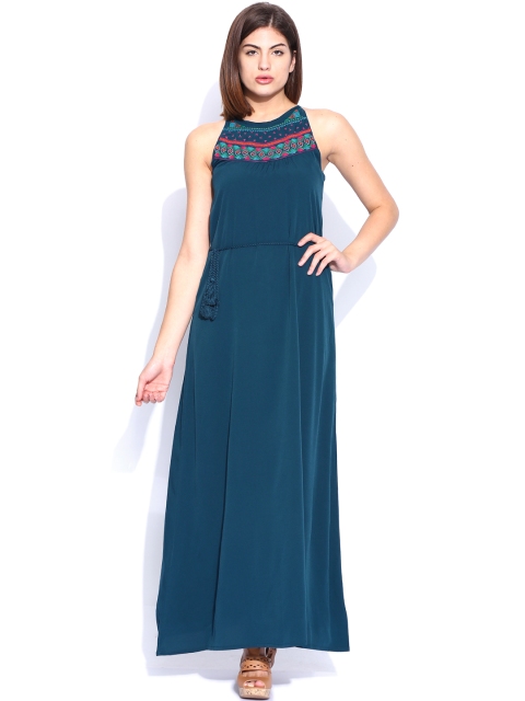 

Tokyo Talkies Teal Blue Maxi Dress
