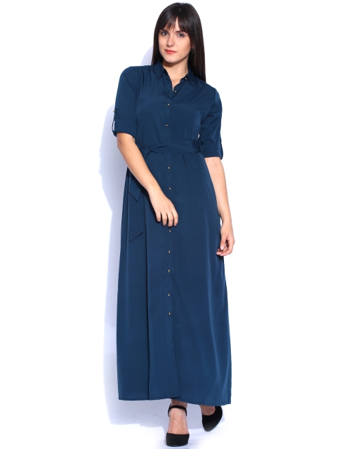 

Tokyo Talkies Navy Shirt Dress, Navy blue