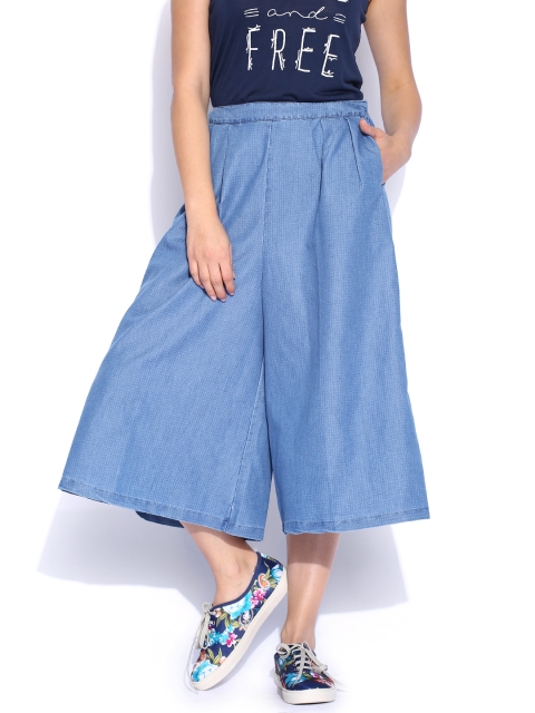 

Tokyo Talkies Blue Culottes