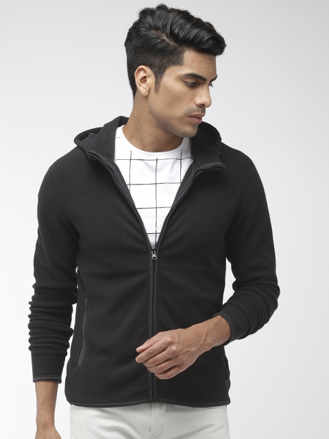 

Flying Machine Men Black Solid Jacket
