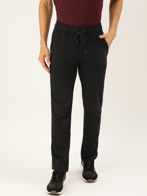 

Jockey Men Black Solid Slim Fit Active Track Pants