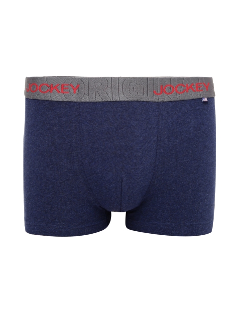 

Jockey Men Navy Blue Solid Trunks US60-0105
