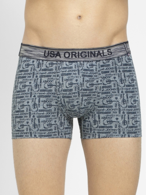 

Jockey Men Navy Blue Printed Trunks US70-0105-BUJPR
