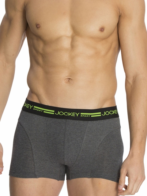 

Jockey Sport Men Charcoal Grey Performance Stretch Trunks SP04-0105