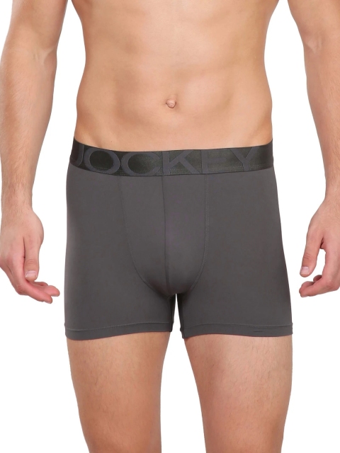 

Jockey Men Charcoal Grey Solid Trunks IC28-0105