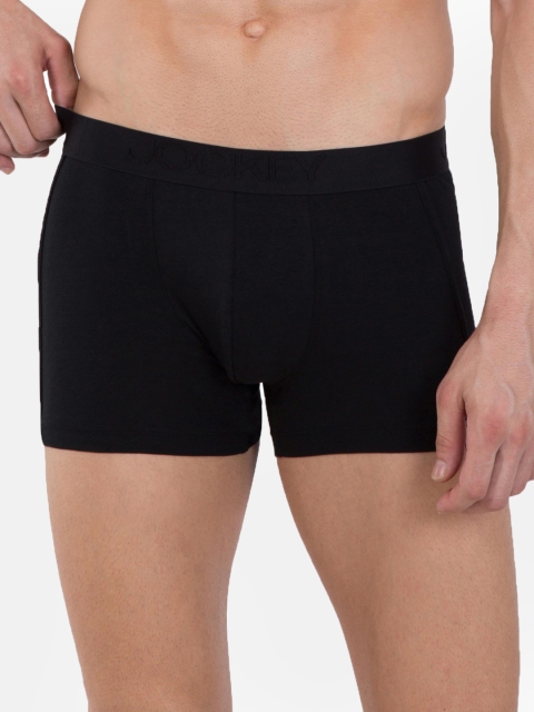 

Jockey Men Black Solid Trunks IC25-0105