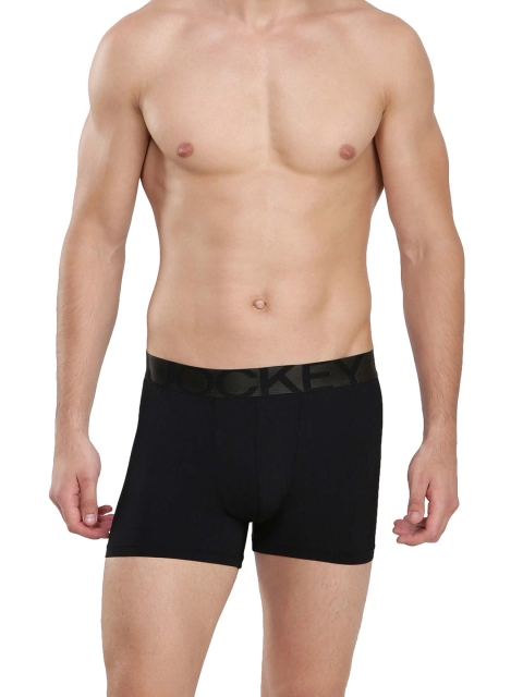 

Jockey Black Solid Trunks IC28-0105
