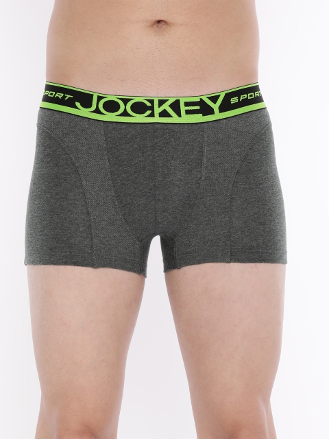 

Jockey Men Charcoal Grey Solid Trunks SP04-0105