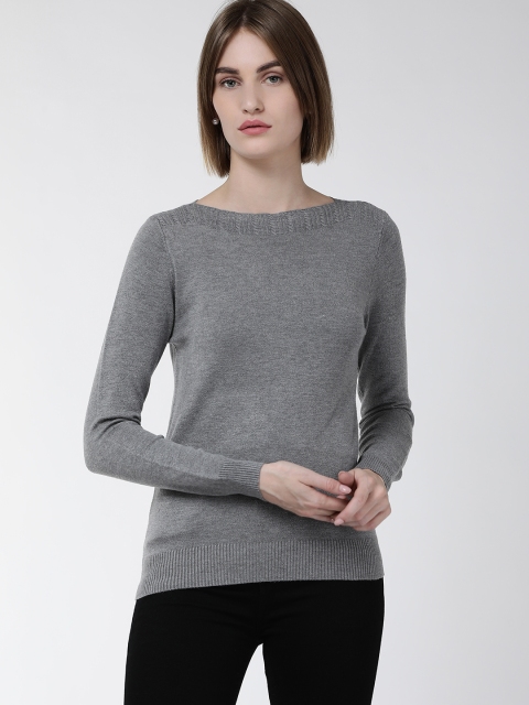 

Fort Collins Women Grey Solid Sweater