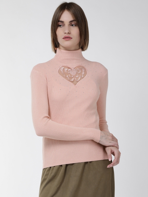 

Fort Collins Women Pink Solid Sweater